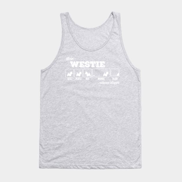 Westie Tank Top by nektarinchen